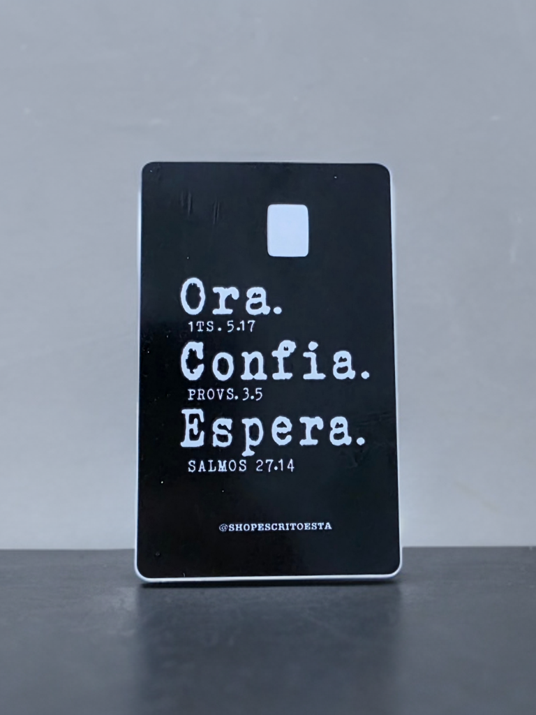 Skin Sticker Ora.Confia.Espera