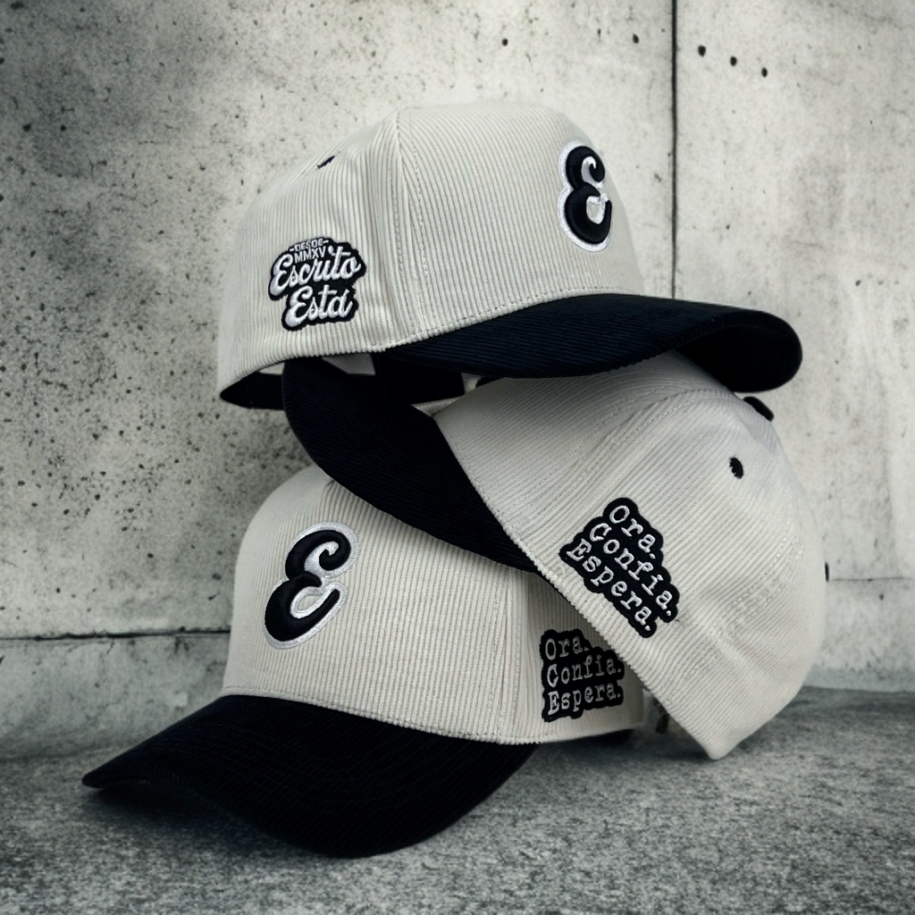Brand Cap Ora.Confia.Espera Corduroy