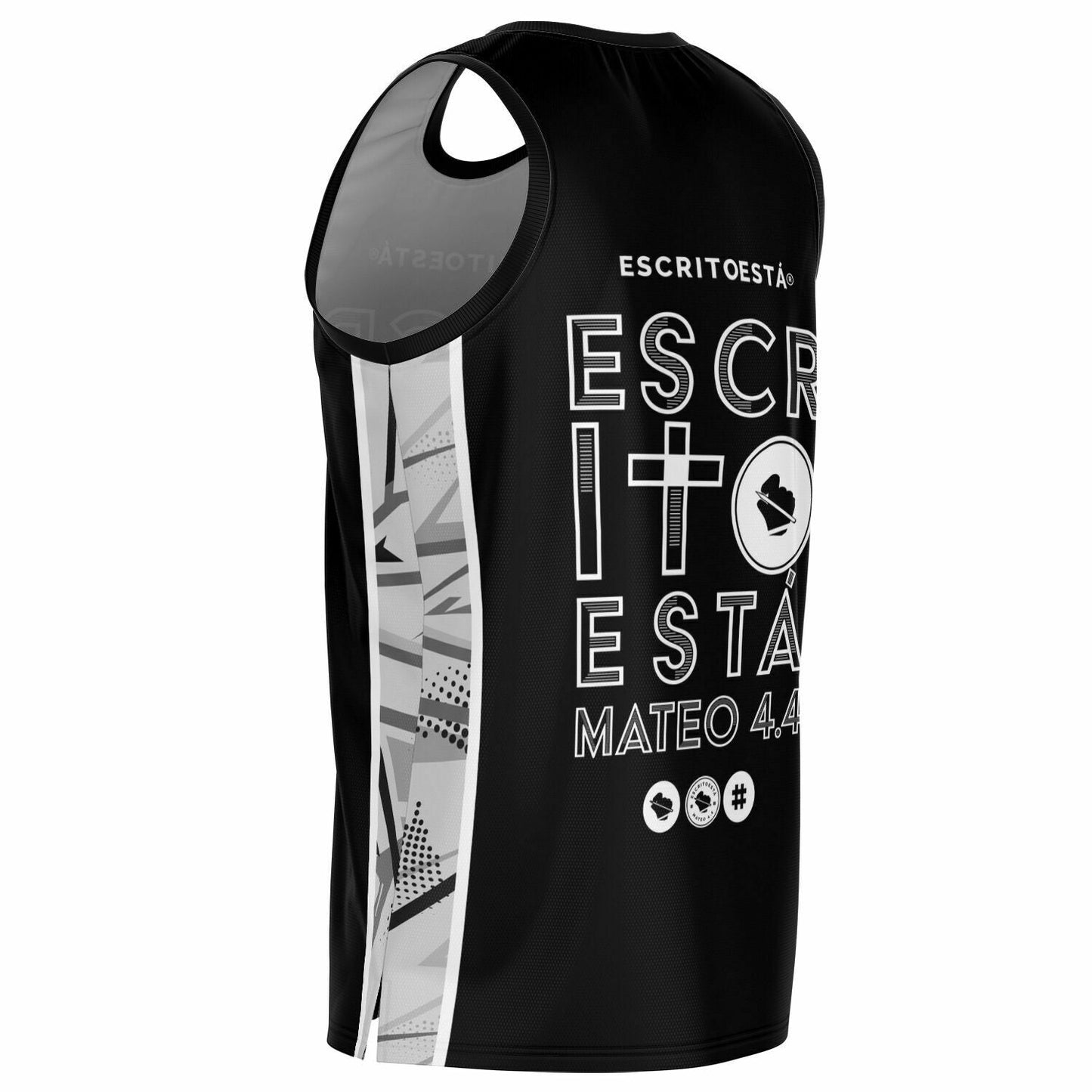 Basketball Jersey Art Logo - ESCRITO:ESTÁ