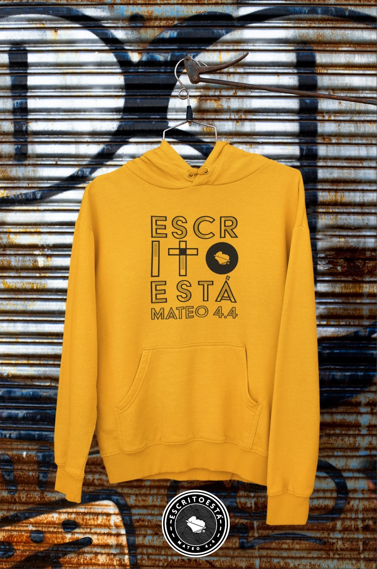 Gold Hoodie ESCRITOESTA - ESCRITO:ESTÁ