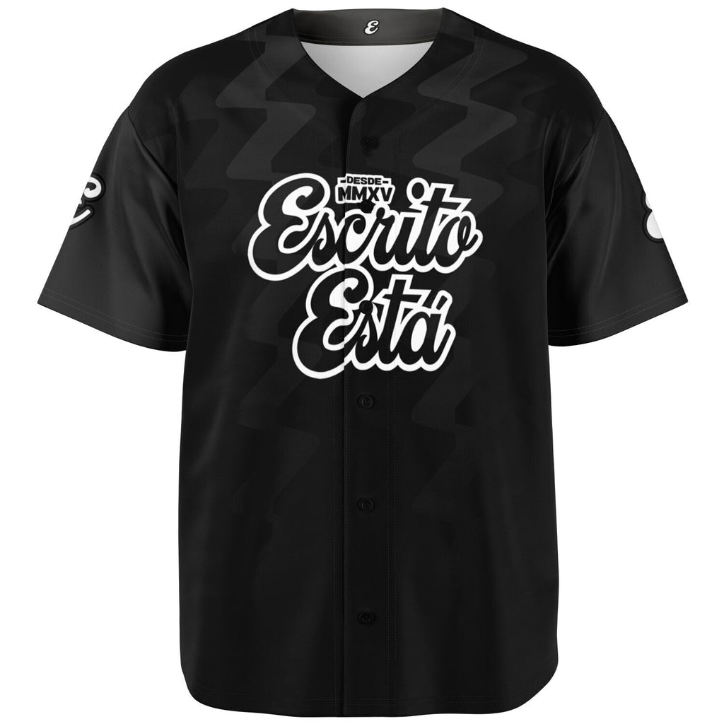 Black-Gray Baseball Jersey