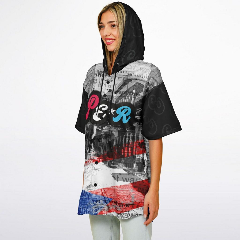 PER -Hooded Baseball Jersey