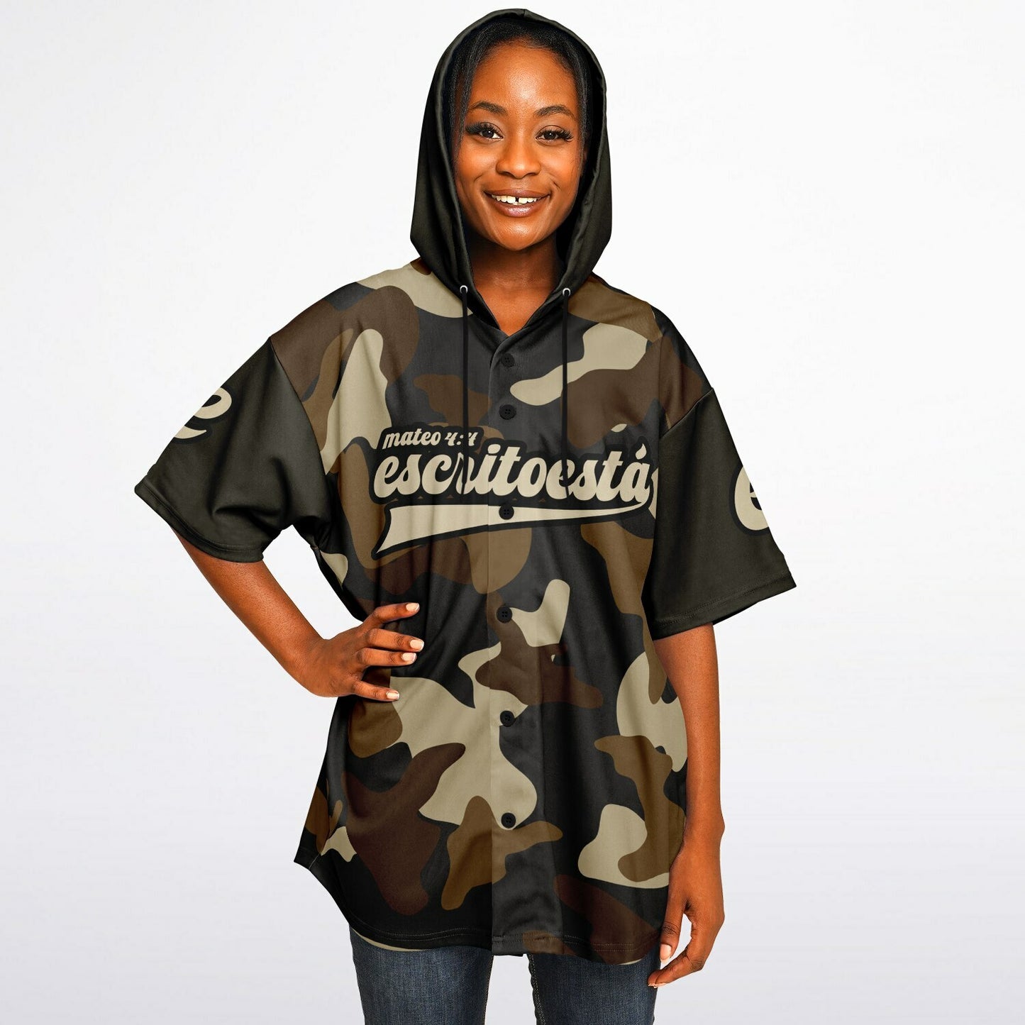 Camu Hooded Baseball Jersey