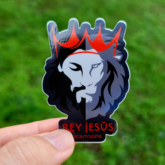 Sticker Rey Jesus Black