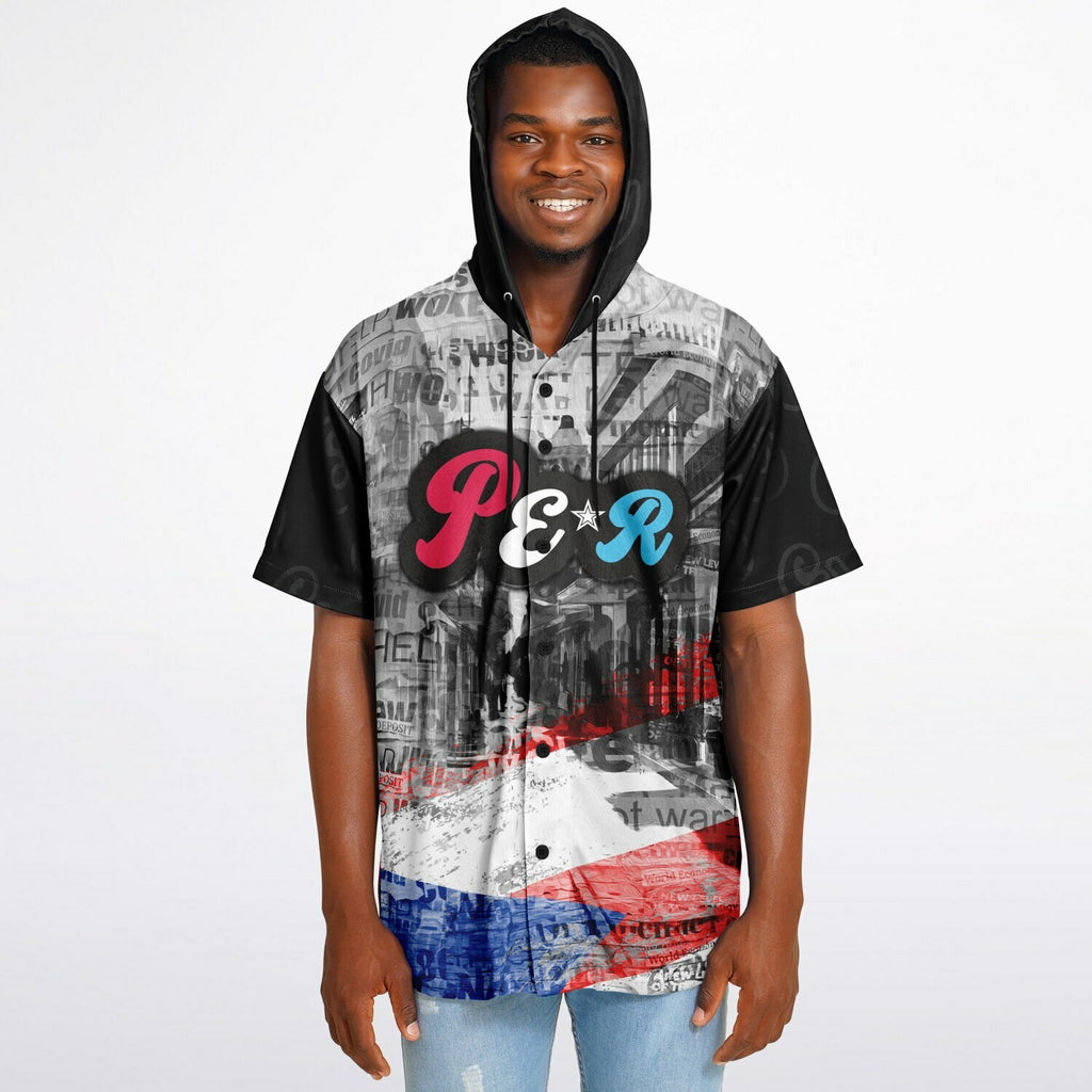 PER -Hooded Baseball Jersey