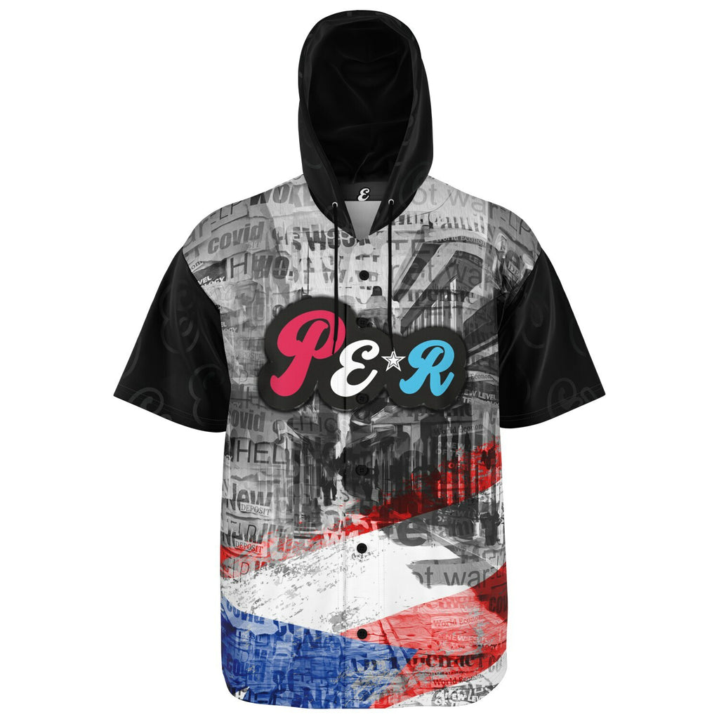 PER -Hooded Baseball Jersey