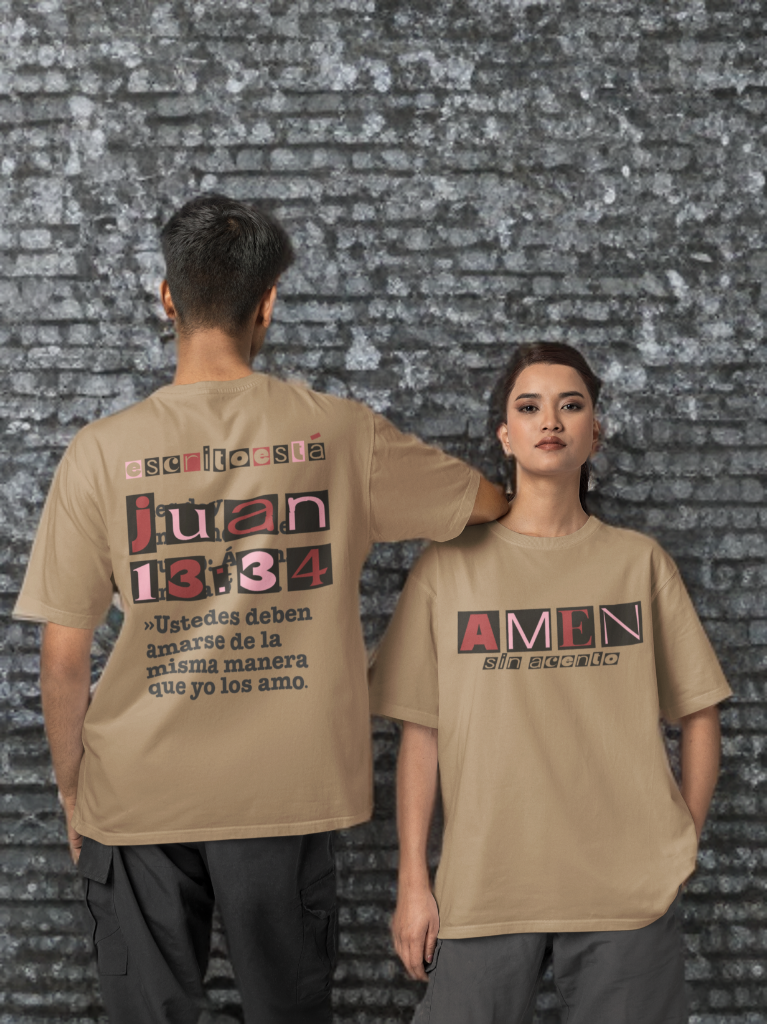 Front and Back AMEN sin acento. 