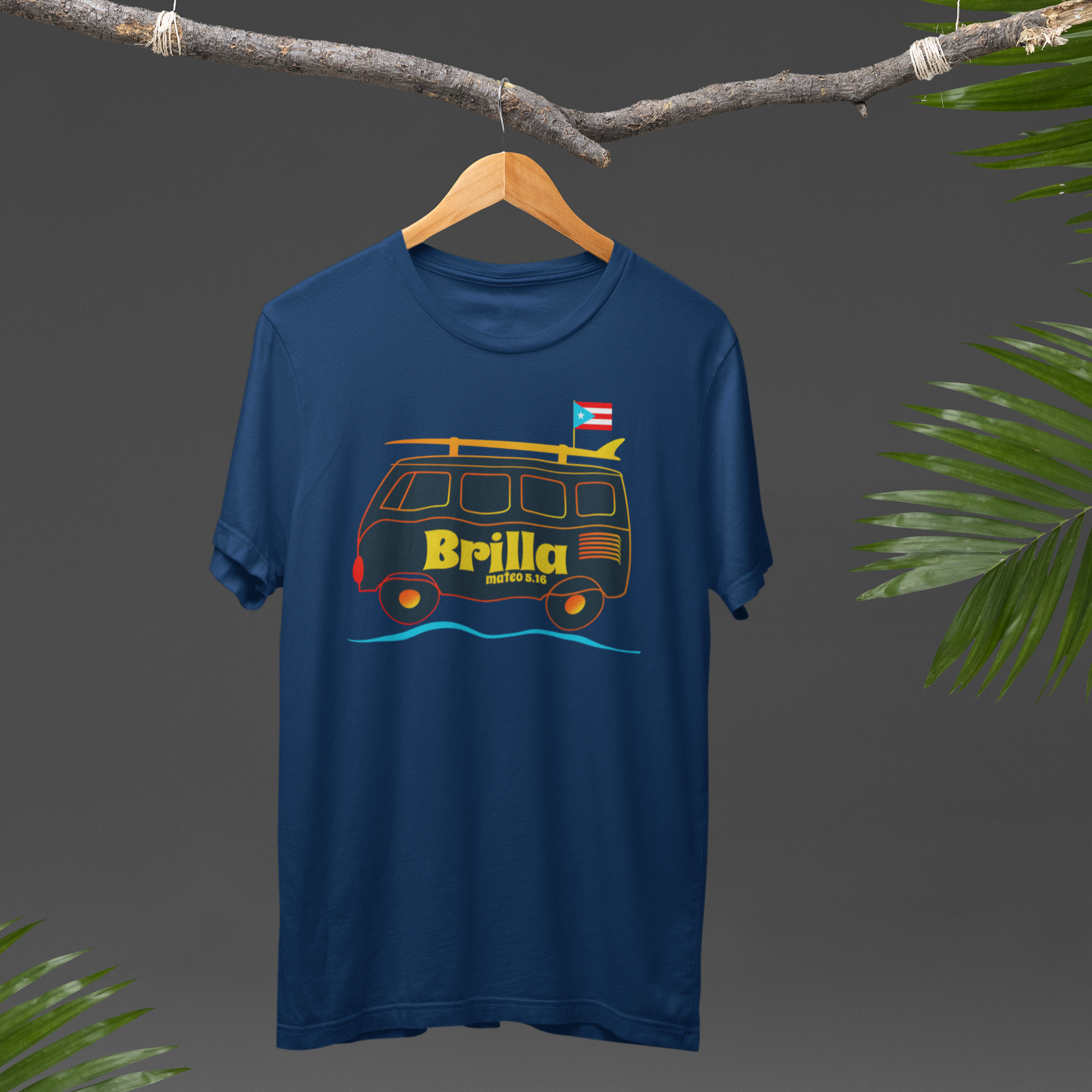 Camisa cristiana ESCRITOESTÁ– diseño icónico de fe y confianza.