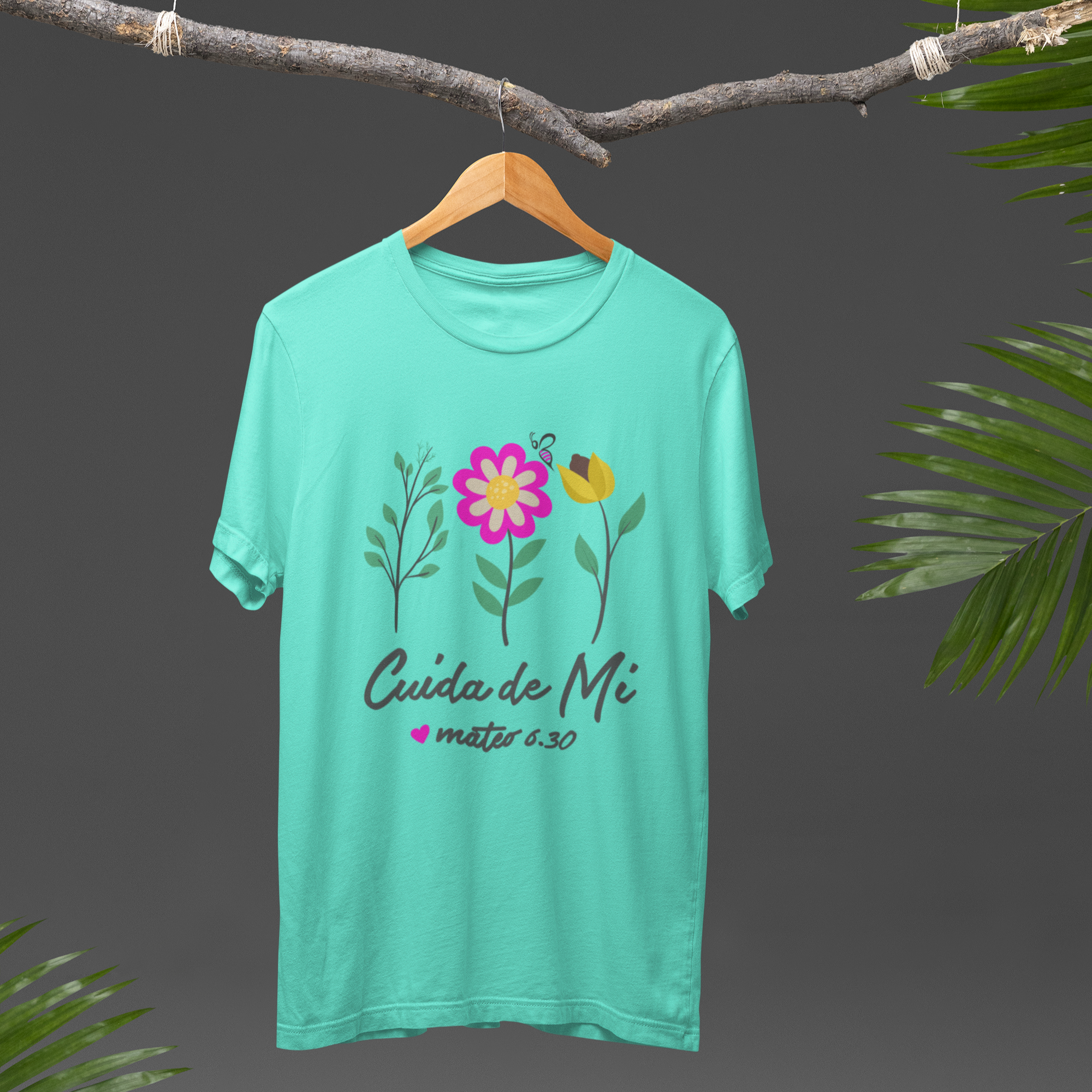 Camisa cristiana ESCRITOESTÁ– diseño icónico de fe y confianza.
