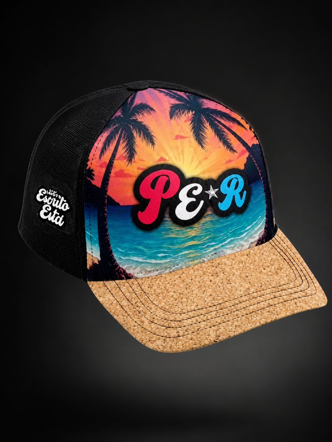 Gorra Cristiana Persistencia Sunset. Christian Hat Puerto Rico 