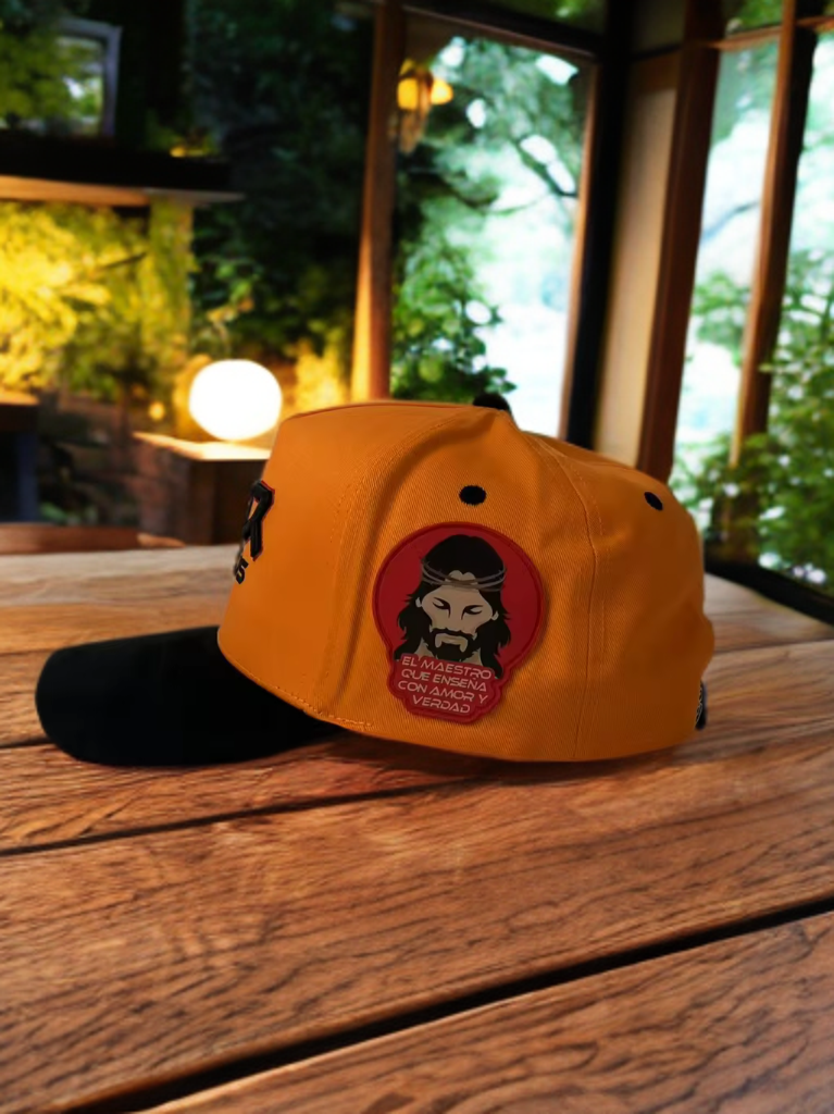 Gorra cristiana ESCRITOESTÁ El Maestro Cap – diseño exclusivo con logo en japonés, estilo evangelístico