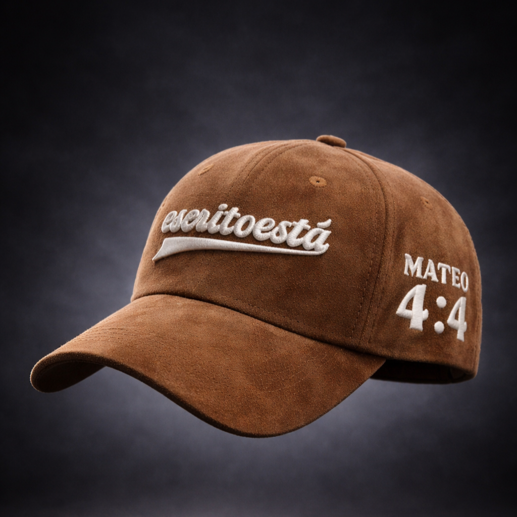 Gorra cristiana Legacy Cap Rooted ESCRITOESTÁ – gorra cristiana premium con mensaje de fe