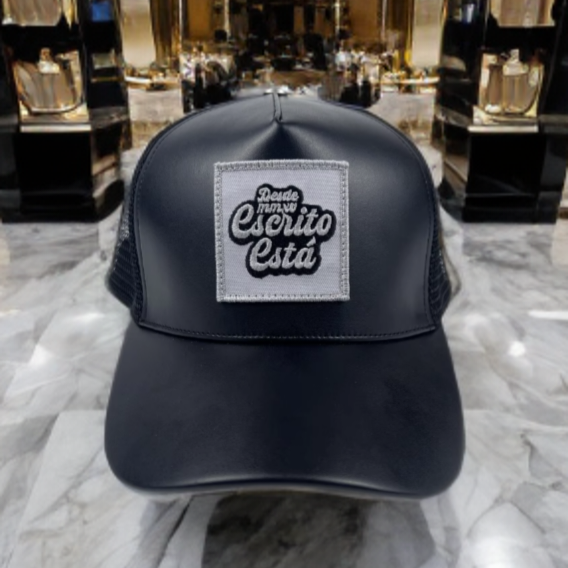 Legacy Leather Black Cap