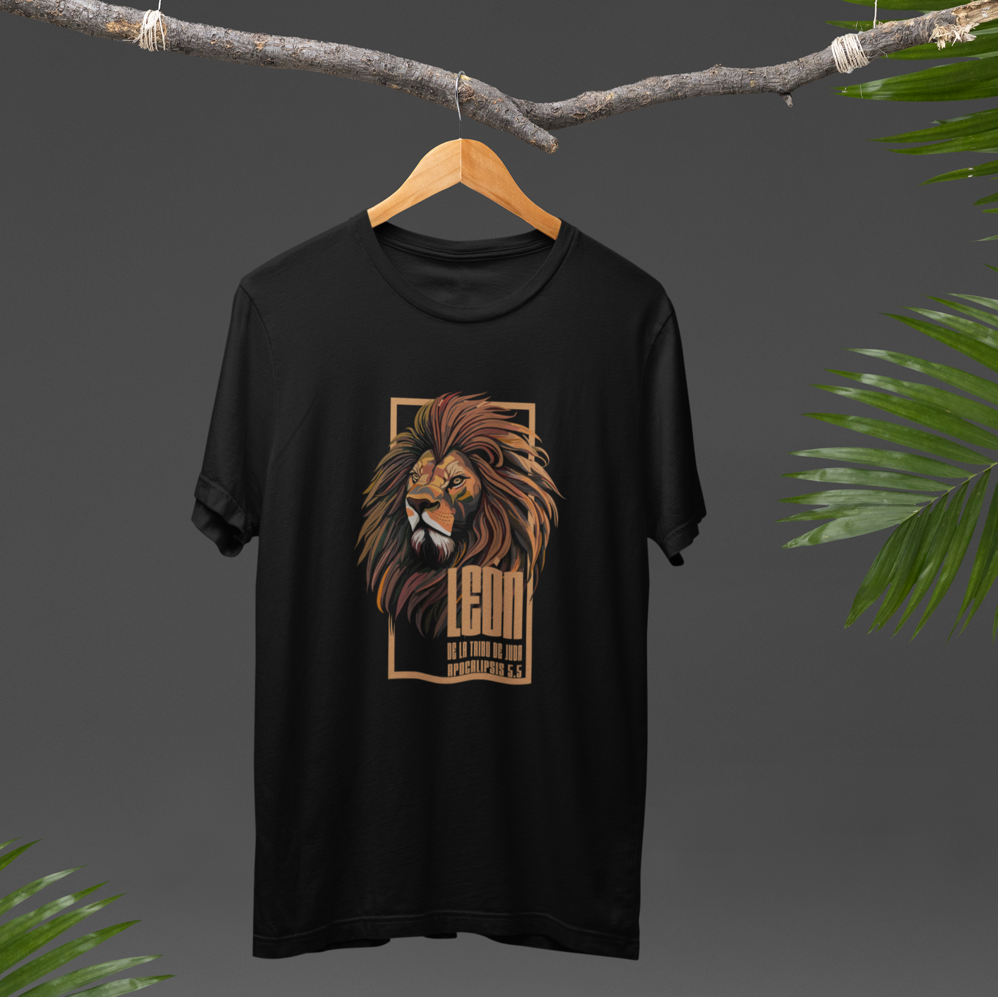 Camisa cristiana ESCRITOESTÁ–  diseño icónico de fe y confianza.