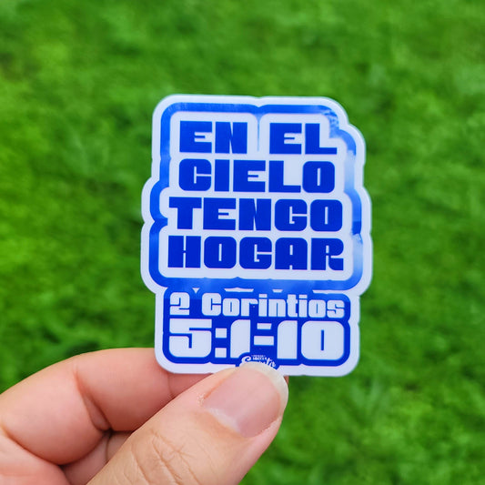 Sticker En el Cielo tengo hogar