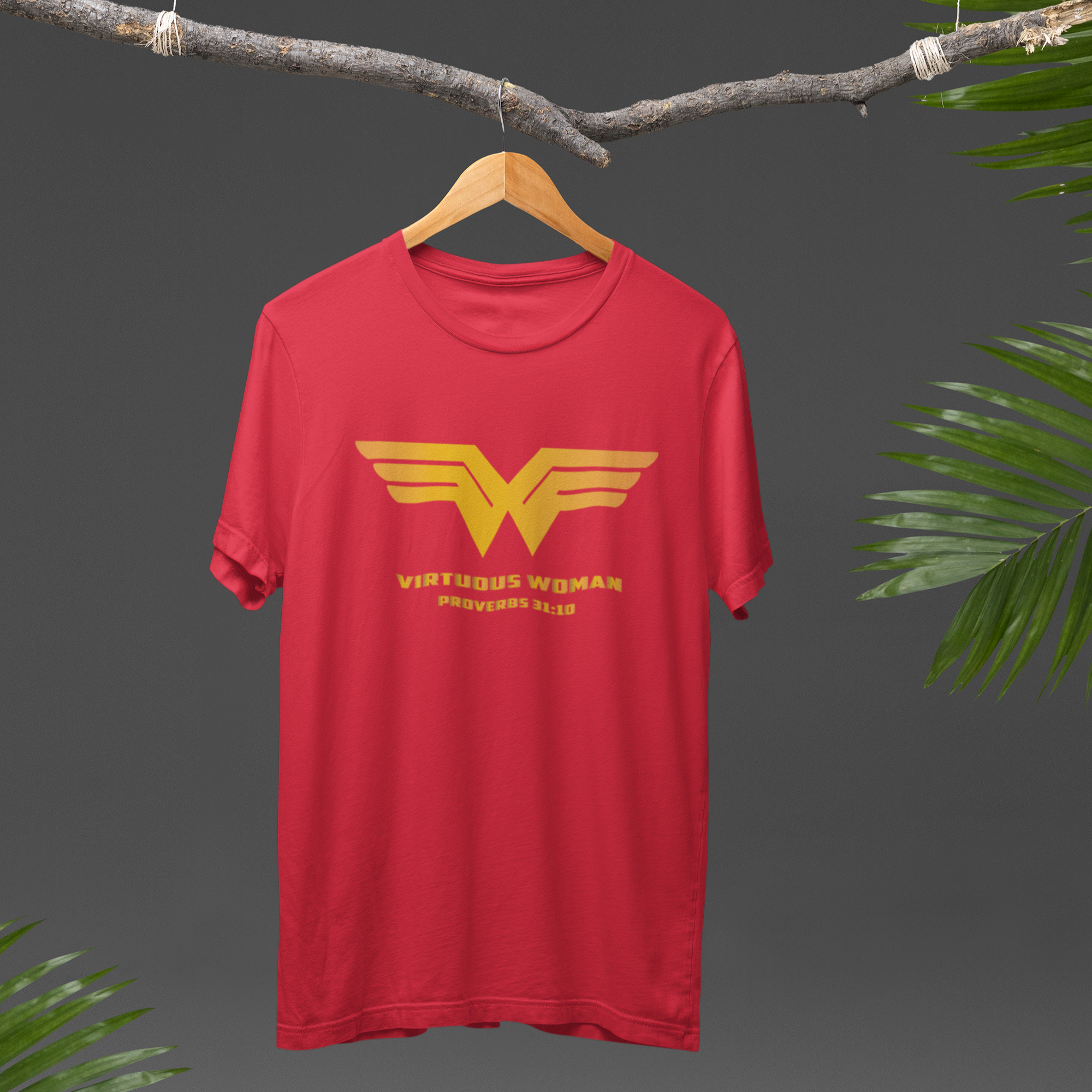 Camisa cristiana ESCRITOESTÁ– diseño icónico de fe y confianza.