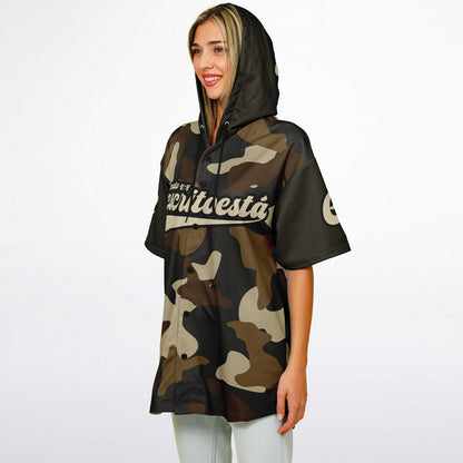 Camu Hooded Baseball Jersey