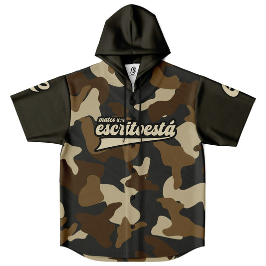 Camu Hooded Baseball Jersey