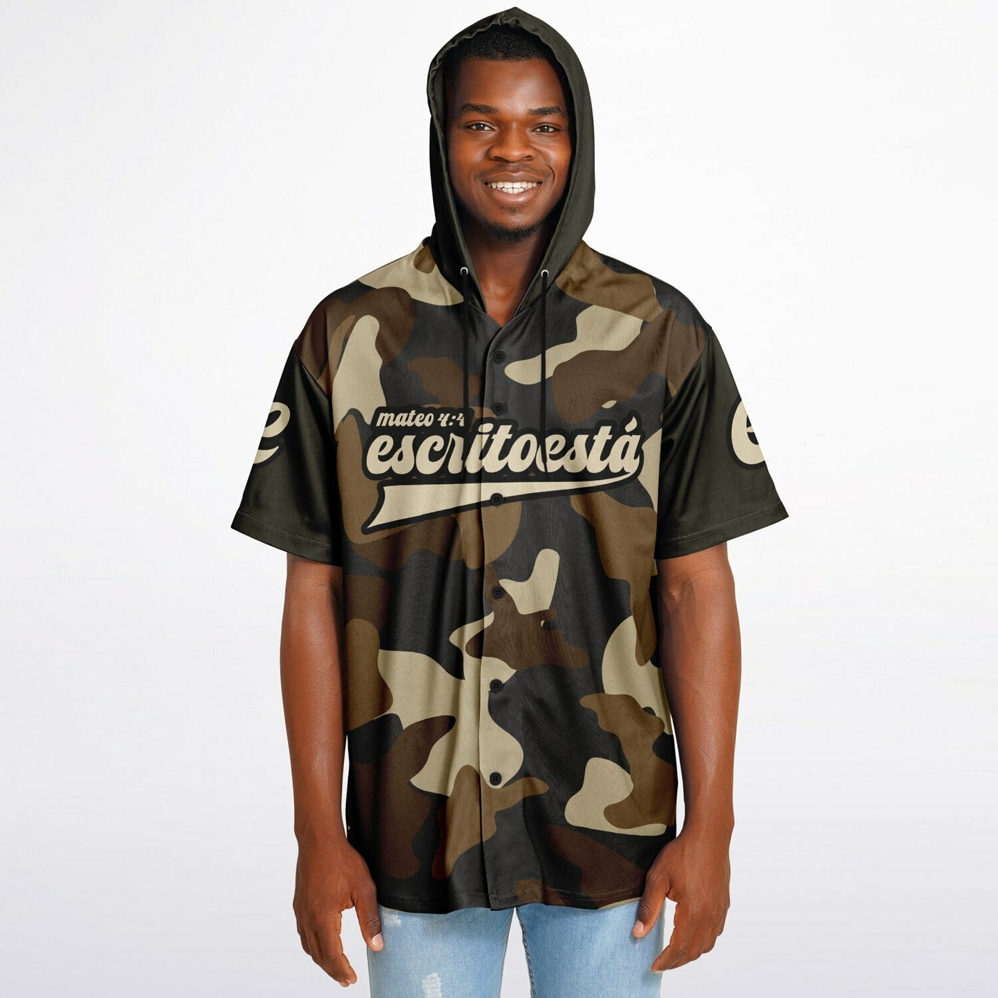 Camu Hooded Baseball Jersey