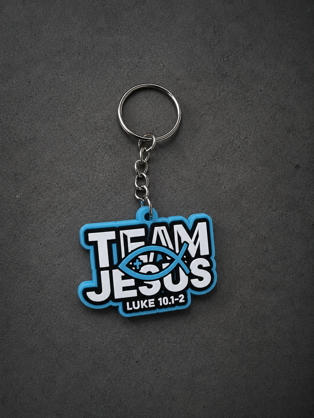 Llavero Goma Team Jesus