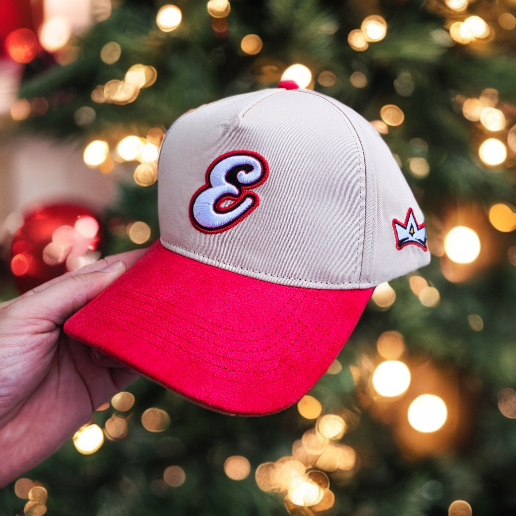 Brand Cap Christmas Candy Cane Gamuza