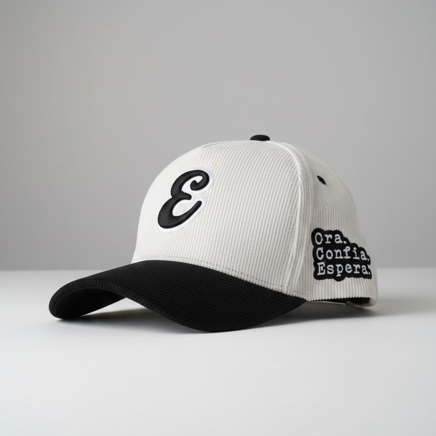Brand Cap Ora.Confia.Espera Corduroy