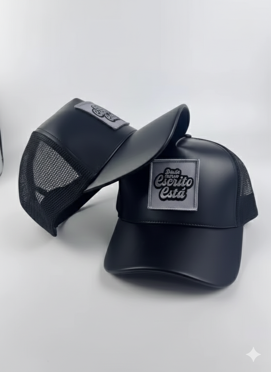 Legacy Leather Black Cap
