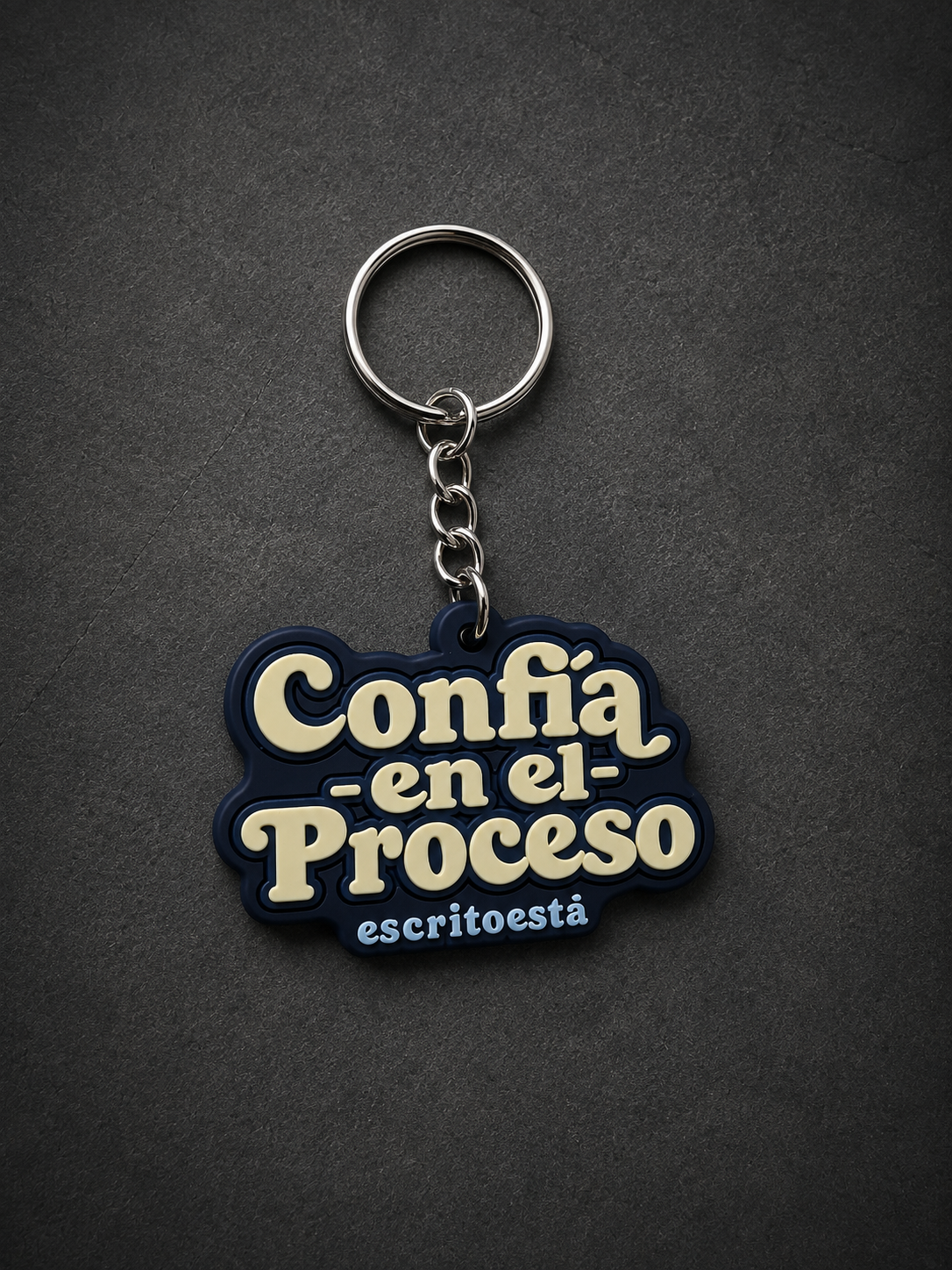 Llavero Goma Confia en el Proceso