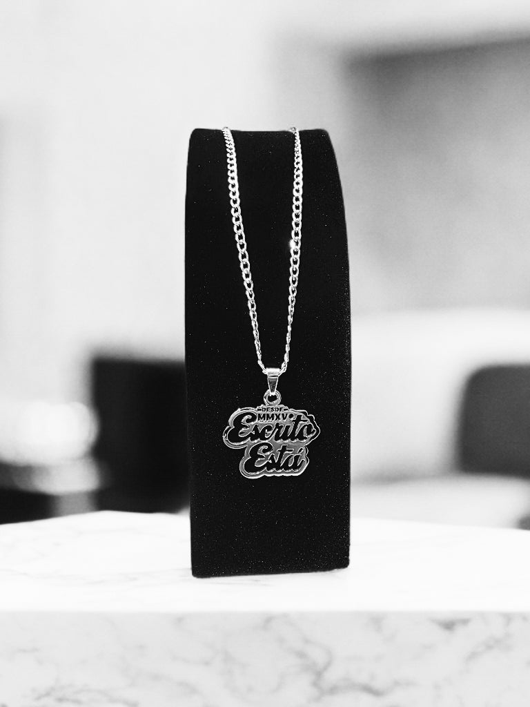 CADENA STAINLESS STEEL — EDICIÓN "ESCRITOESTÁ