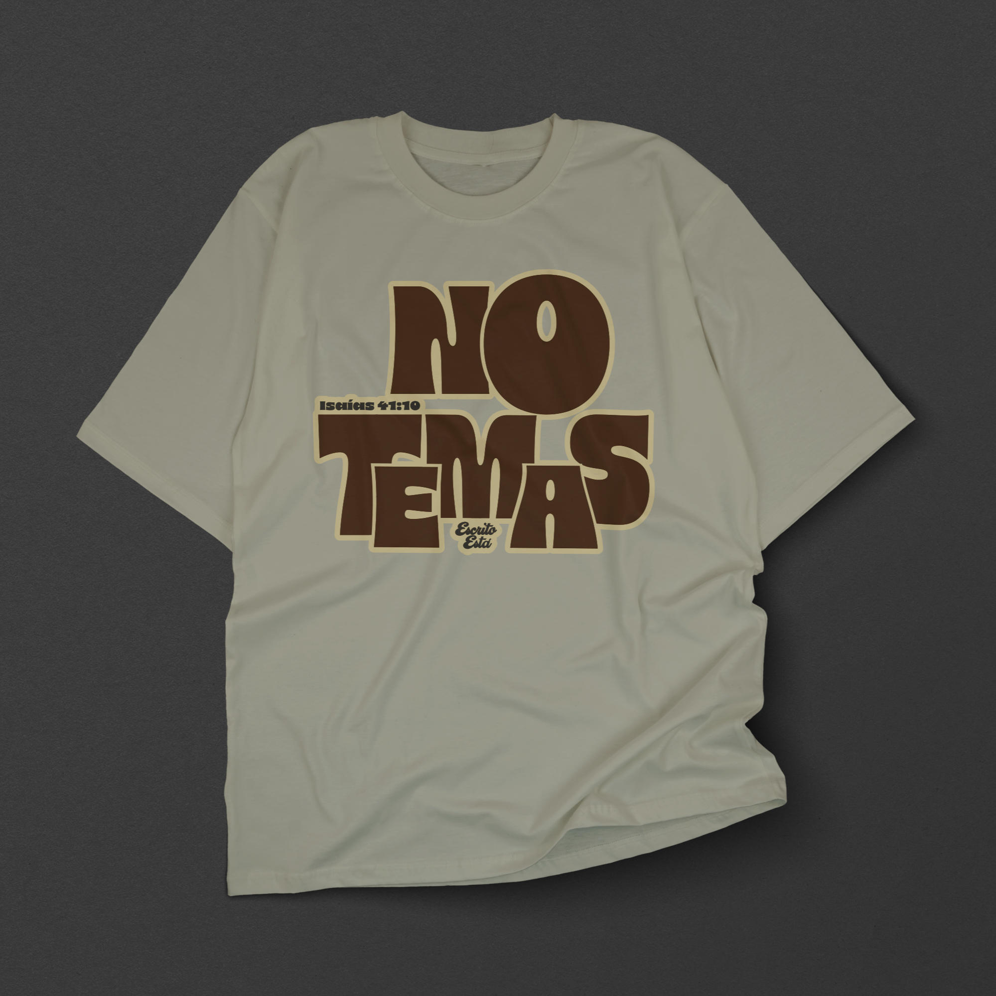 NO TEMAS, diseño Heavyweight de ESCRITOESTÁ 